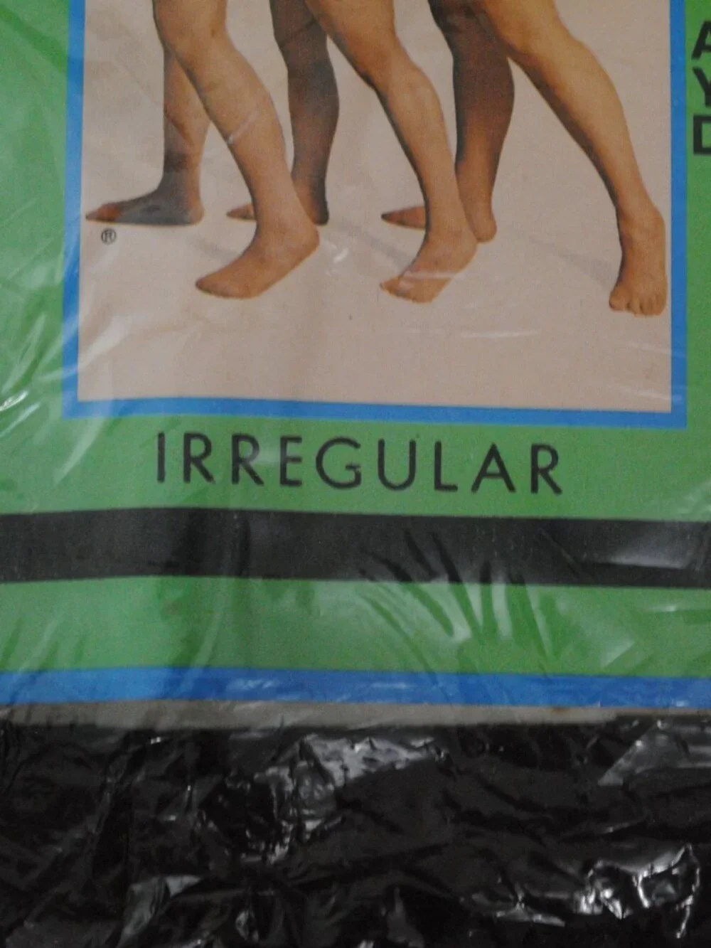 Vintage 1975 Big Mama Aereated Hygienic Cotton Crotch Extra Large Pantyhose NOS